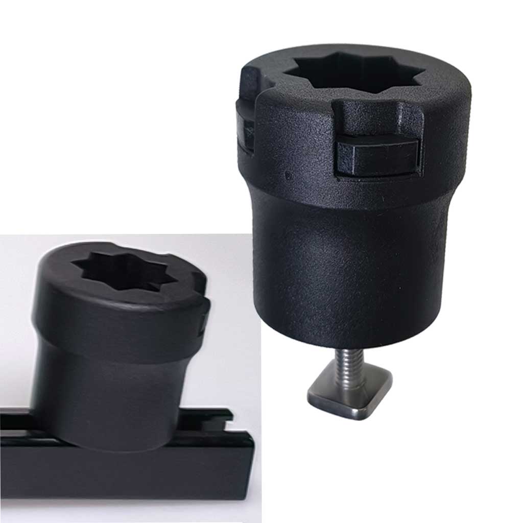 Fishing Kayak Crate - 1 Stück Kajak-Gleitgelenk-Adapter für Kanu, Beiboot,