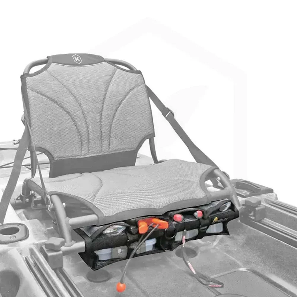 Fishing Kayak Crate - SPORTFUNSF Kajak-Aufbewahrungstasche, Nylon-Mesh, Kanu-Sitz, Kajak-Zubehör, Aufbewahrungswerkzeug